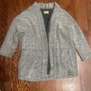 Marine Layer Black and White Cardigan
